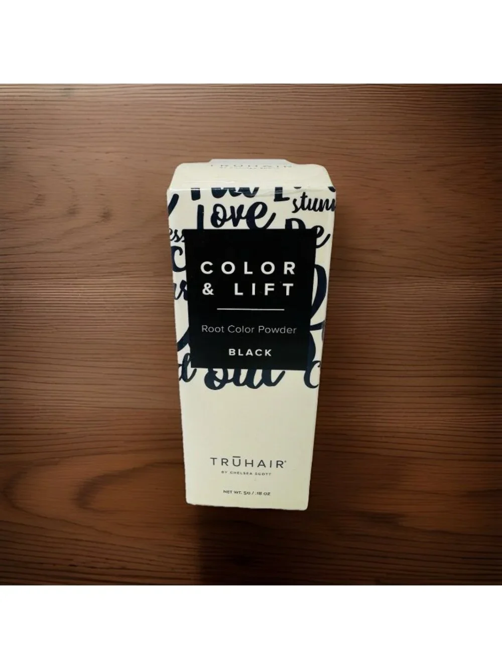New Truhair Color & Lift Root Color Powder In Black NEW Sealed Touchup 0.18 Oz